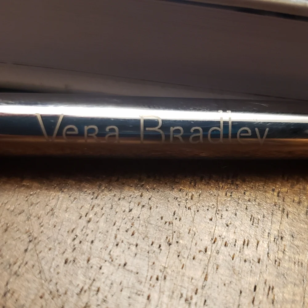 Vera Bradley Hardcover Journal with Embossed Pen – Blue Floral Pattern NWOT - Picture 9 of 9